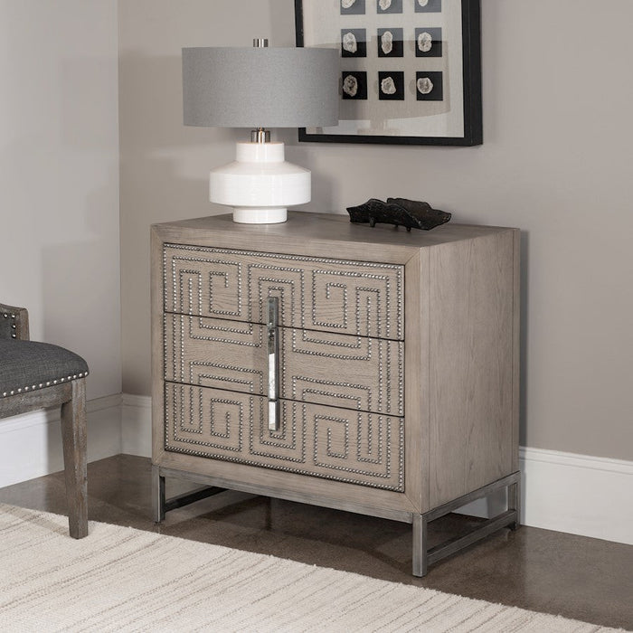 Uttermost Devya Gray Oak Accent Chest