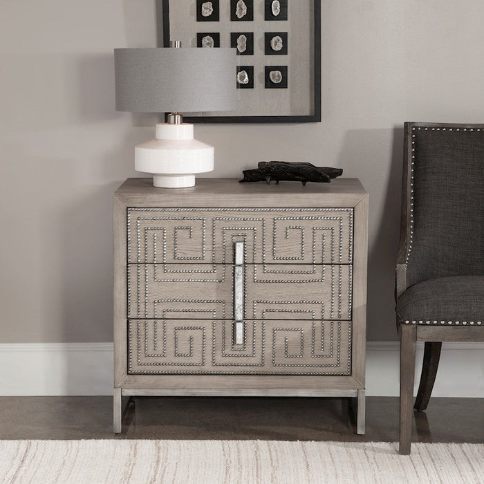 Uttermost Devya Gray Oak Accent Chest