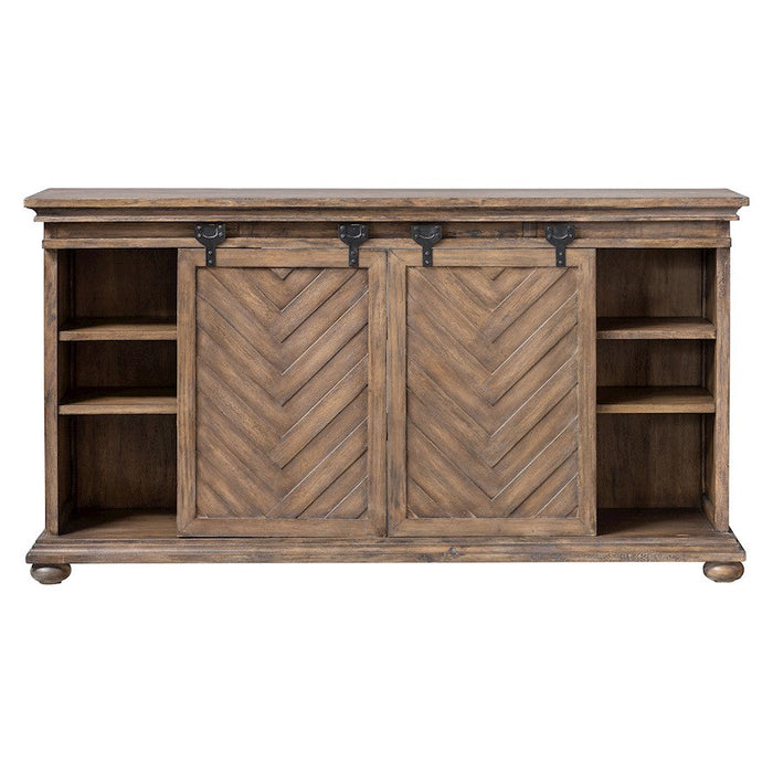 Uttermost Primalia Barn Door Media Console