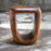 Uttermost Loophole Wooden Accent Stool, Suar Wood