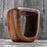 Uttermost Loophole Wooden Accent Stool, Suar Wood