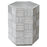 Uttermost Silo Hexagonal Accent Table, Aged Grey - 25481