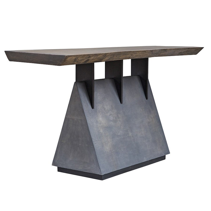 Uttermost Vessel Industrial Console Table, Gunmetal