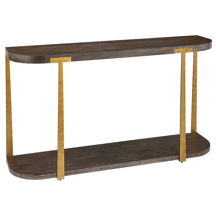 Uttermost Palisade Wood Console Table, Oak Veneer