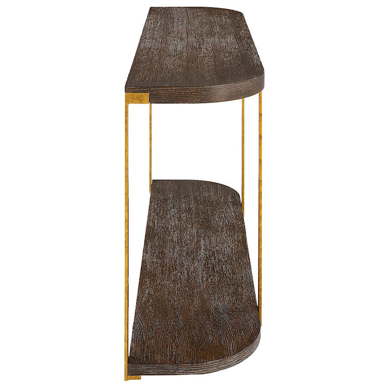 Uttermost Palisade Wood Console Table, Oak Veneer