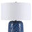 Uttermost 1 Light Sedna Blue Table Lamp