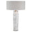 Uttermost 2 Light Lenta White Table Lamp