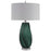 Uttermost 1 Light Esmeralda Green Glass Table Lamp