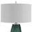 Uttermost 1 Light Esmeralda Green Glass Table Lamp