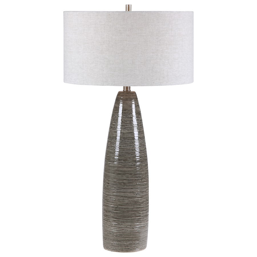 Uttermost 1 Light Cosmo Charcoal Table Lamp