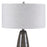 Uttermost 1 Light Cosmo Charcoal Table Lamp