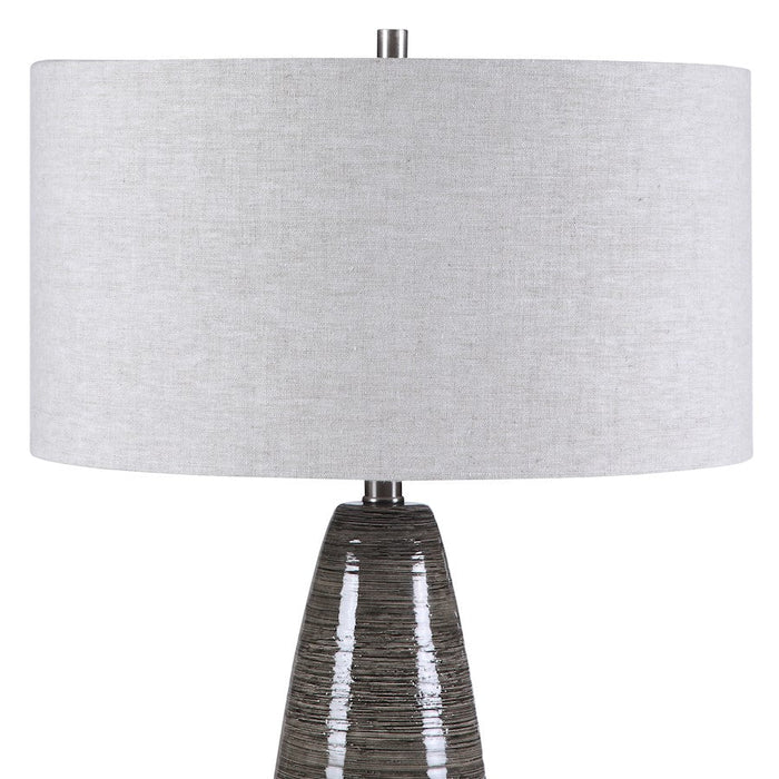 Uttermost 1 Light Cosmo Charcoal Table Lamp