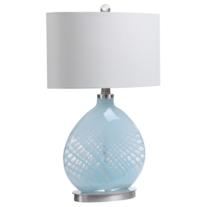 Uttermost 1 Light Aquata Glass Table Lamp