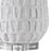 Uttermost 1 Light Caelina Textured White Table Lamp