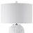 Uttermost 1 Light Caelina Textured White Table Lamp