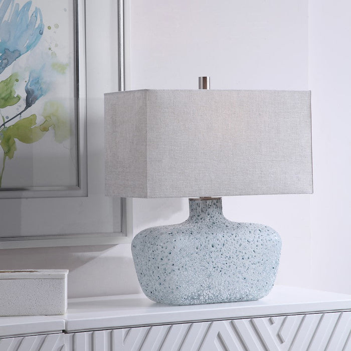 Uttermost 1 Light Matisse Textured Glass Table Lamp