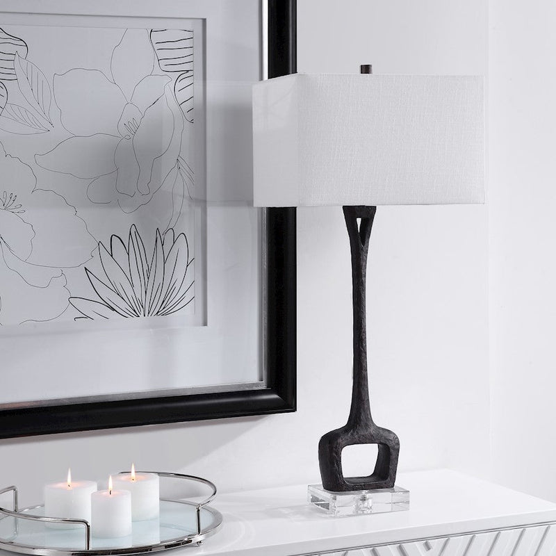 Uttermost 1 Light Darbie Iron Table Lamp