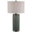 Uttermost 1 Light Callais Crackled Aqua Table Lamp