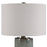 Uttermost 1 Light Callais Crackled Aqua Table Lamp