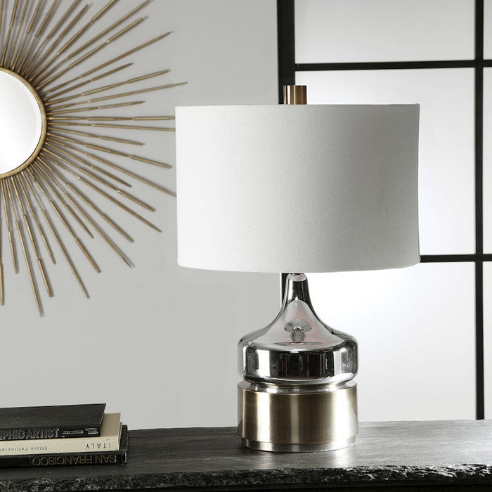 Uttermost 1 Light Como Chrome Table Lamp