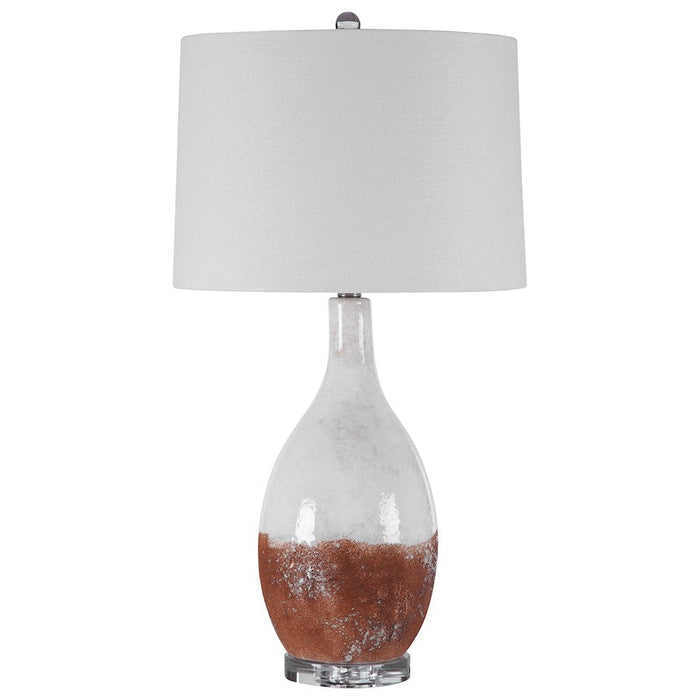 Uttermost 1 Light Durango Rust White Table Lamp