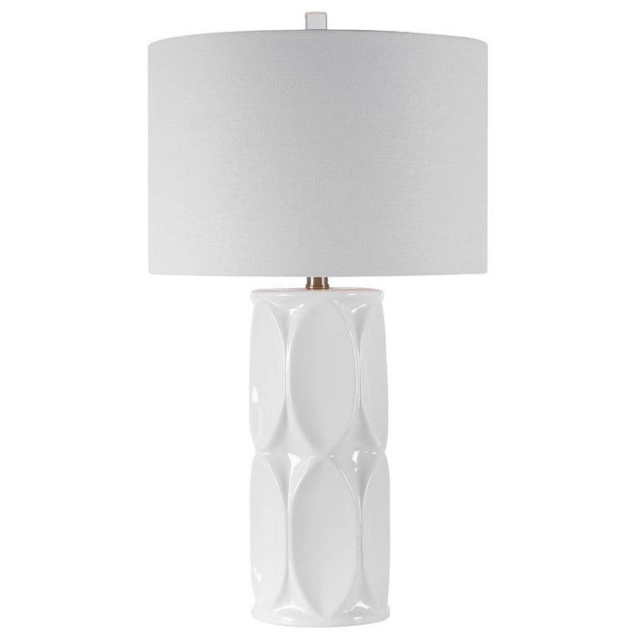 Uttermost 1 Light Sinclair White Table Lamp