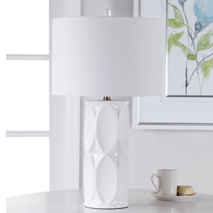 Uttermost 1 Light Sinclair White Table Lamp