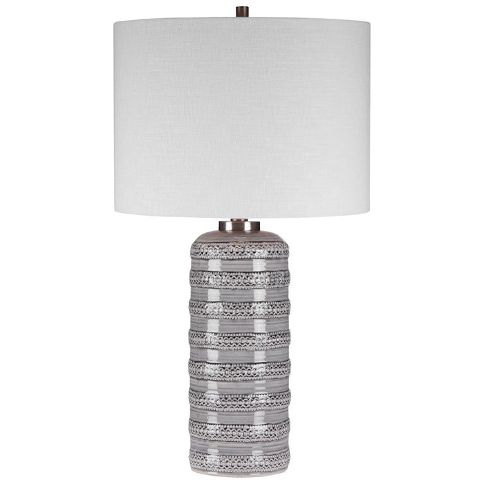 Uttermost 1 Light Alenon Light Gray Table Lamp