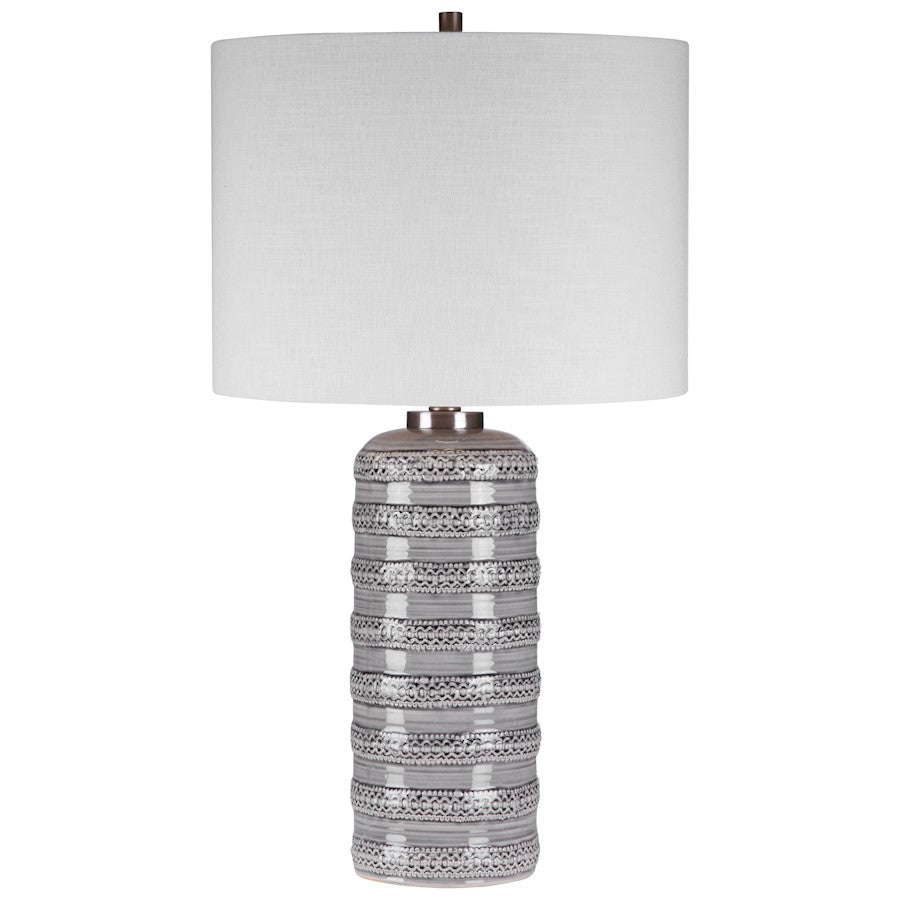 Uttermost 1 Light Alenon Light Gray Table Lamp