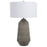 Uttermost Rewind Grey 1 Light Table Lamp, Brushed Nickel