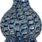 Uttermost Holloway Cobalt Blue Table Lamp, Brushed Nickel Accents