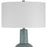 Uttermost Delta Light Aqua 1 Light Table Lamp, Brushed Nickel