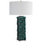 Uttermost Geometry Green 1 Light Table Lamp, Brushed Nickel