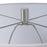 Uttermost Geometry Green 1 Light Table Lamp, Brushed Nickel