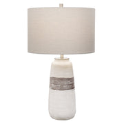Uttermost Comanche Table Lamp, White Crackle - 28392-1