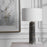 Uttermost Seurat Charcoal Grey Table Lamp, Polished Nickel/Crystal