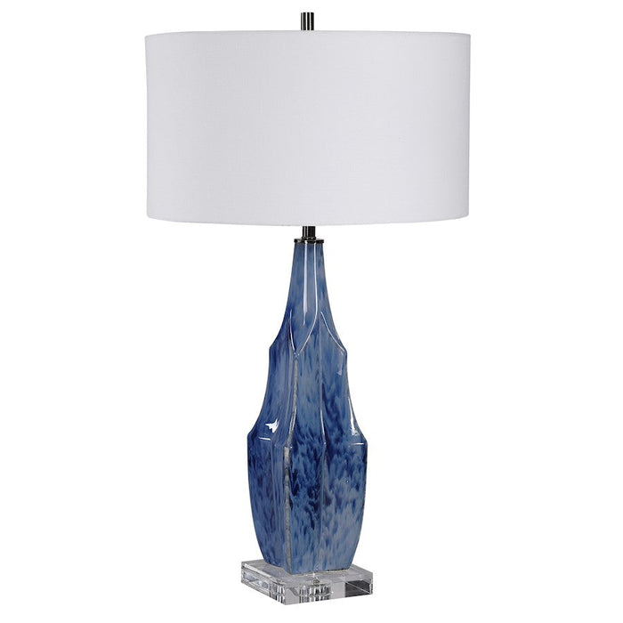 Uttermost Everard Table Lamp, Blue