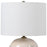 Uttermost Durango Terracotta Accent Lamp, White/Light Brass Plated