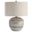 Uttermost Prospect Striped Accent Lamp, Light Brushed Brass Plated - 28441-1