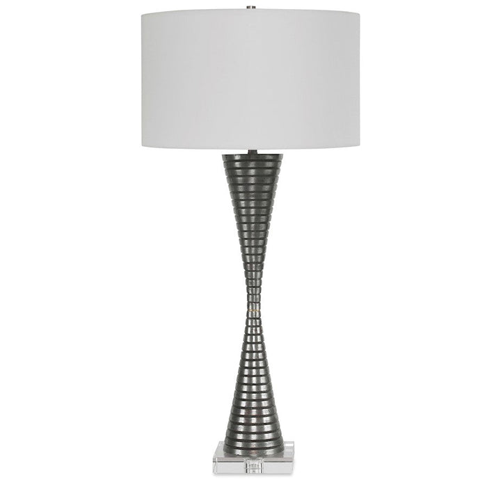 Uttermost Renegade Ribbed Iron Table Lamp