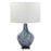 Uttermost Cove 1 Light Table Lamp, Rich Cobalt Blue/White