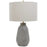 Uttermost Monacan 1 Light Table Lamp, Gray Textured