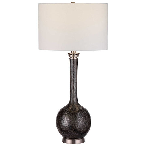 Uttermost Cosmos 1 Light Glass Buffet Lamp, Charcoal - 28485