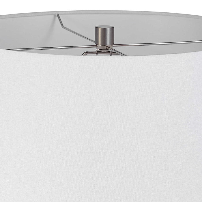 Uttermost Cosmos 1 Light Glass Buffet Lamp, Charcoal