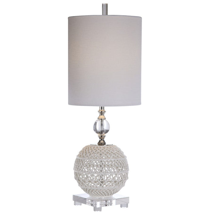 Uttermost 1 Light Mazarine Open Ceramic Buffet Lamp