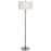 Uttermost Aurelia 1 Light Steel Floor Lamp, Polished Nickel - 29990-1