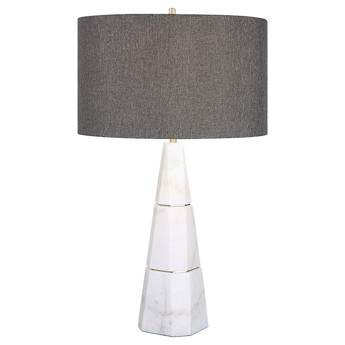 Uttermost Citadel White Marble Table Lamp - 29997