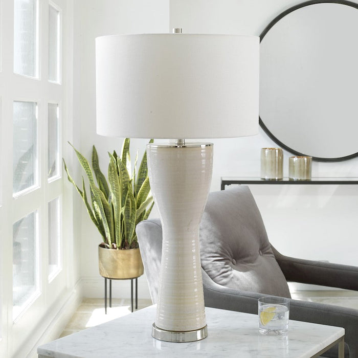 Uttermost Amphora 1 Light Table Lamp, Off-White - 30001-1