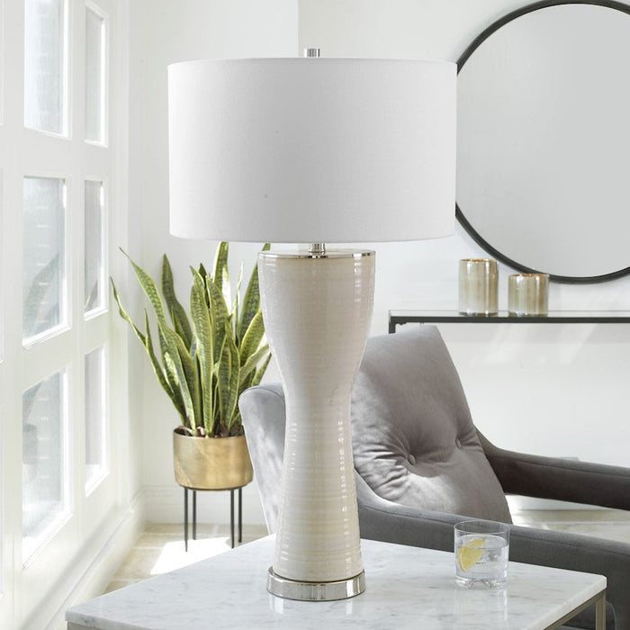 Uttermost Amphora 1 Light Table Lamp, Off-White