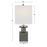 Uttermost Cabrillo Gray Glaze Accent Lamp